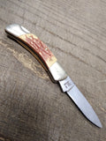 Vtg Custom Crafted Stainless 100 B Japan Folding Pocket Knife 1 Blade