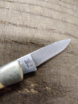 Vtg Custom Crafted Stainless 100 B Japan Folding Pocket Knife 1 Blade