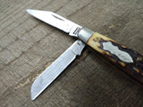 Vtg Schrade+ USA 834UH Uncle Henry 3 Blade Folding 5.75 Inch Pocket Knife