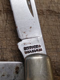 Vtg Schrade+ USA 834UH Uncle Henry 3 Blade Folding 5.75 Inch Pocket Knife