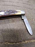 Vtg Schrade+ USA 834UH Uncle Henry 3 Blade Folding 5.75 Inch Pocket Knife