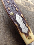 Vtg Schrade+ USA 834UH Uncle Henry 3 Blade Folding 5.75 Inch Pocket Knife
