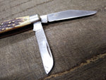 Vtg Schrade+ USA 834UH Uncle Henry 3 Blade Folding 5.75 Inch Pocket Knife