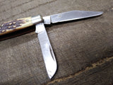 Vtg Schrade+ USA 834UH Uncle Henry 3 Blade Folding 5.75 Inch Pocket Knife