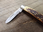 Vtg Schrade+ USA 834UH Uncle Henry 3 Blade Folding 5.75 Inch Pocket Knife
