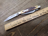 Vtg Schrade+ USA 834UH Uncle Henry 3 Blade Folding 5.75 Inch Pocket Knife