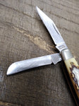 Vtg Schrade+ USA 834UH Uncle Henry 3 Blade Folding 5.75 Inch Pocket Knife #2