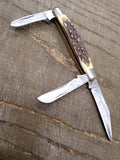 Vtg Schrade+ USA 834UH Uncle Henry 3 Blade Folding 5.75 Inch Pocket Knife #2