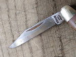 Vtg Schrade USA 1060T Uncle Henry 2 Blade Folding 4.75 In Pocket Knife Scissors