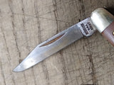 Vtg Schrade USA 1060T Uncle Henry 2 Blade Folding 4.75 In Pocket Knife Scissors