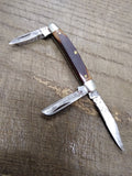 Vtg Schrade USA 1080T Uncle Henry 3 Blade Folding 5 Inch Pocket Knife