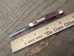 Vtg Schrade 1040T Old Timer USA Folding Pocket Knife 2 Blade 2.75" Closed