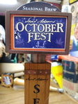 Sam Adam's October Fest Seasonal Brew 12 Inch Beer Tap Handle Man Cave Bar