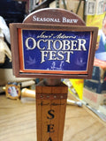 Sam Adam's October Fest Seasonal Brew 12 Inch Beer Tap Handle Man Cave Bar