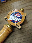 Labatt Blue Hockey Stick Logo 14 Inch Wooden Beer Tap Handle Man Cave Bar Nice!