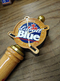 Labatt Blue Hockey Stick Logo 14 Inch Wooden Beer Tap Handle Man Cave Bar Nice!