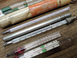 Vtg 5 Pc Thermometer Lot Taylor #21410 Hanau Engineering Replacement Scientific