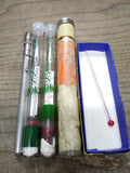 Vtg 5 Pc Thermometer Lot Taylor #21410 Hanau Engineering Replacement Scientific