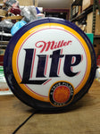 Vtg Miller Lite A True Pilsner Beer Wall Hanging Light Man Cave Bar 15" Working!
