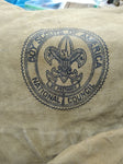 Vtg Boy Scout #573 Canvas Haversack Mess Kit & Tent Pegs In Very Good Condition