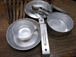 Vtg Boy Scout #573 Canvas Haversack Mess Kit & Tent Pegs In Very Good Condition
