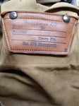 Vtg Boy Scout #573 Canvas Haversack Mess Kit & Tent Pegs In Very Good Condition