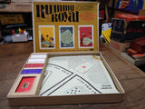 Vtg Whitman Publishing Co Rummy Royal Card Game 54 Cards Chips Game Sheet w/Box!