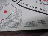 Vtg Whitman Publishing Co Rummy Royal Card Game 54 Cards Chips Game Sheet w/Box!