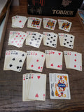 Vtg Whitman Publishing Co Rummy Royal Card Game 54 Cards Chips Game Sheet w/Box!