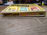 Vtg Whitman Publishing Co Rummy Royal Card Game 54 Cards Chips Game Sheet w/Box!
