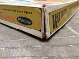 Vtg Whitman Publishing Co Rummy Royal Card Game 54 Cards Chips Game Sheet w/Box!