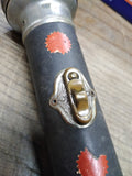 Vtg Franco Convex Glass Lens Flashlight 7" Mono Cell Made USA Parts/Repair Lot