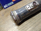 Vtg Eveready Convex Glass Lens Flashlight 6.50" Made in USA Parts/Repair Lot