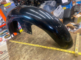 Vivid Black Front Fender Harley Street Glide Road King Touring  13< FLH Custom