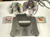 Nintendo 64 N64 Console System Bundle With 2 Controllers Games And Memory Card