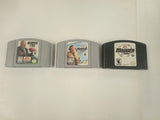 Madden Nintendo 64 Genuine 3 Cartridge Lot Untested 1999 2000 2002 Football EA
