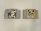 Nintendo 64 2x  Game Cart Lot Untested All Star Baseball '99 Triple Play 2000