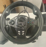 Used Doyo R270 Racing Wheel With Pedals Multi Platform PC Xbox PS Switch