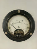 Vintage Soviet/USSR 2.5" Analog Ammeter 0-1 Amperes Panel Meter Electrical
