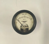 1920s-30s Jewell Electrical Instruments A.C. Voltmeter 0-3 Range Panel Meter