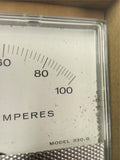 Vintage Triplett Model 330G AC 0-100 Milliamperes Panel Meter With Original Box