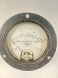 Lot Of 2 Jewell Electrical Instruments Style 54 D.C. Panel Meters Amps/Milliamps