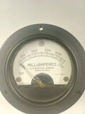 1940s-1960s Vintage Hickok Model 47MR AC Ammeter 0-500 Range MA Panel Meter