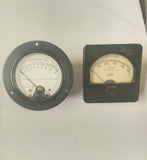 Lot of 2 Vintage Panel Meters Weston Model 476 0-1 Amps AC/PACE AC Voltmeter