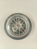 Orange County Choppers OCC Themed Motorcycle Tire Quartz Desk Alarm Clock AA