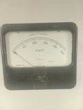 Vintage Simpson Instruments Model 29 DC Voltmeter 0-500 Volts Range Panel Meter