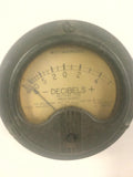 Lot of 2 Westinghouse Decibel Panel Meters Type OX-33/Rectifier MR25Y126SPEC