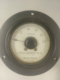 Vintage Western Electric D-164762 0-25 Milliamperes D.C. Range Panel Meter