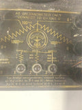 Vintage Jewell Instrument Co. DC Galvanometer Pattern 155 Volts/Microamperes