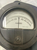 Vintage Simpson Model 26 DC Ammeter  -800 to +800 Amperes D.C. Range Panel Meter